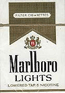 Marlboro Lights pack.