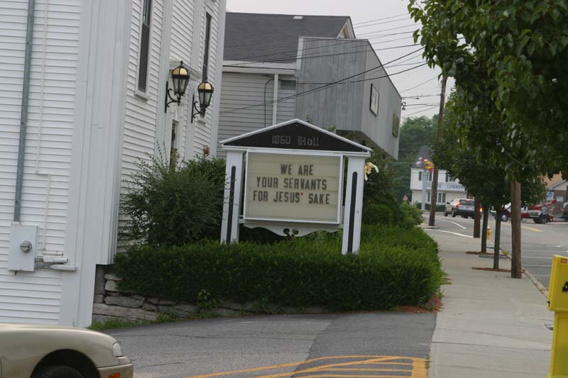 New Hope Chapel Sign