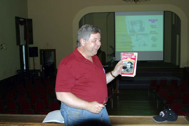 Bob Burns teaching us about Aunt Bee's cooking